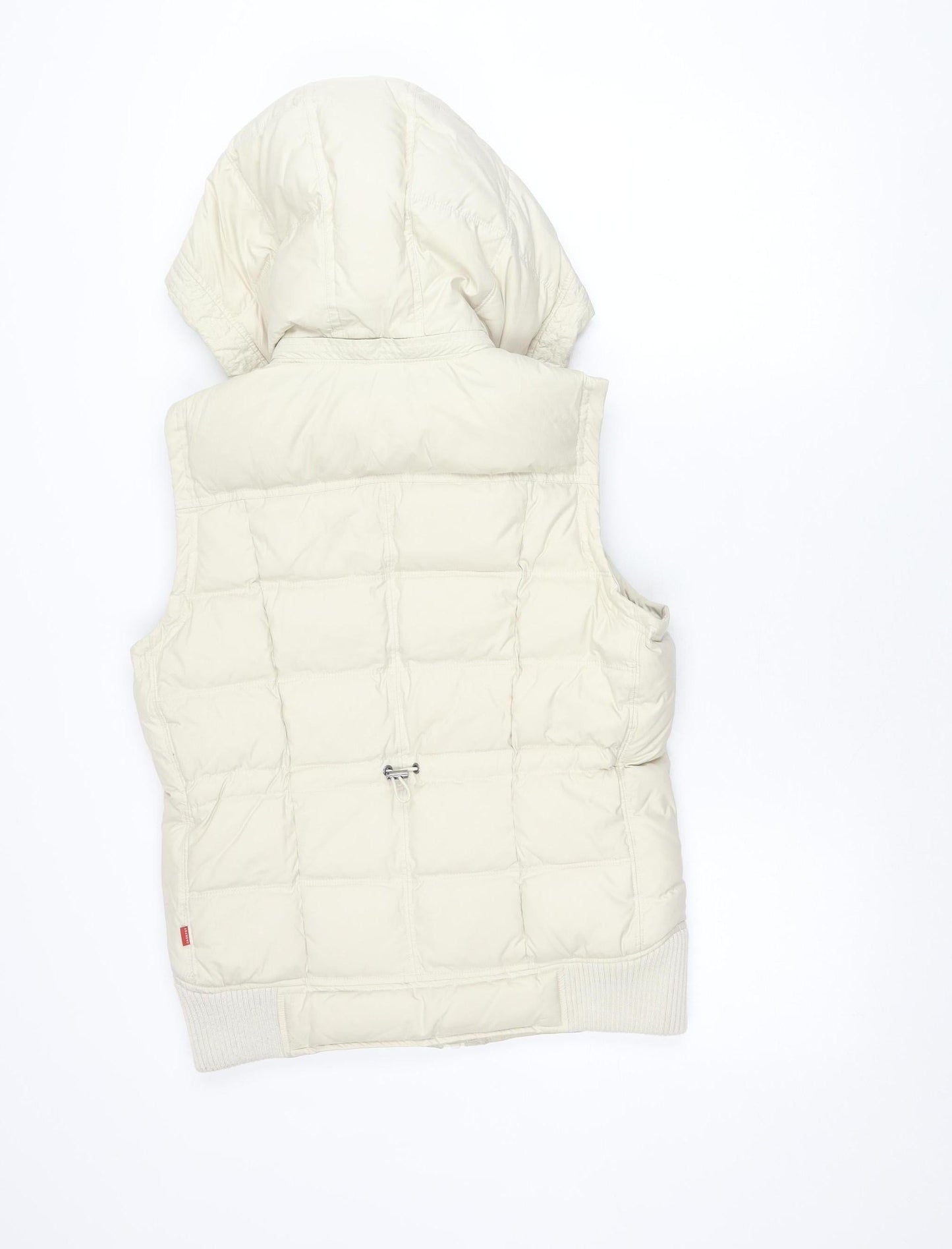 Womens UK Size M Jackpot Beige Puffer Jacket