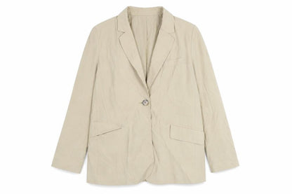 Primark Women Beige UK 10 Blazer Jacket Tailored Workwear