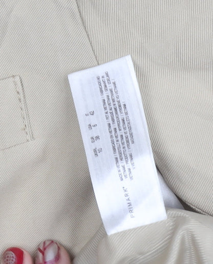 Primark Women Beige UK 10 Blazer Jacket Tailored Workwear