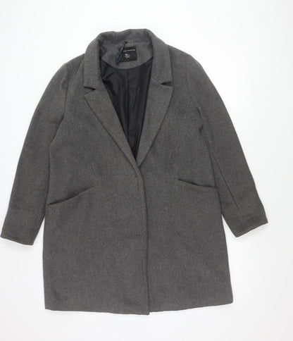 Dorothy Perkins Women’s Grey Size 14 Mid-Length Coat Workwear