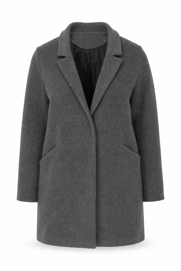 Dorothy Perkins Women’s Grey Size 14 Mid-Length Coat Workwear