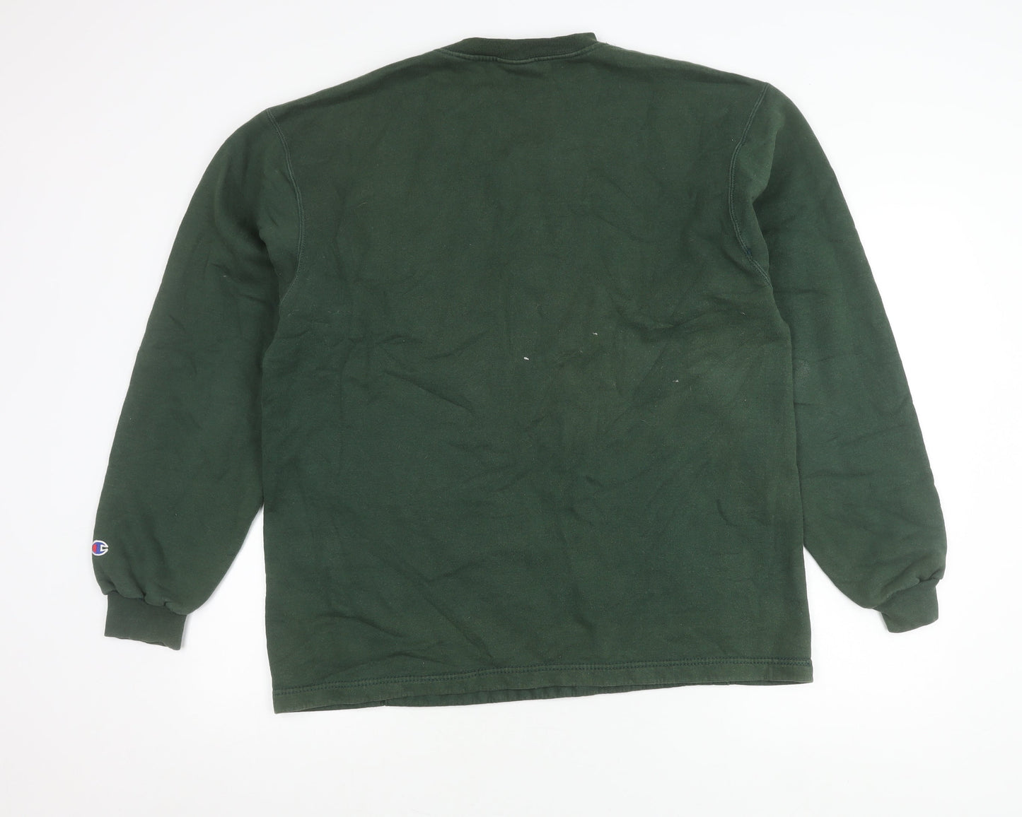 Mens UK Size M Champion Green Pullover Sweatshirt