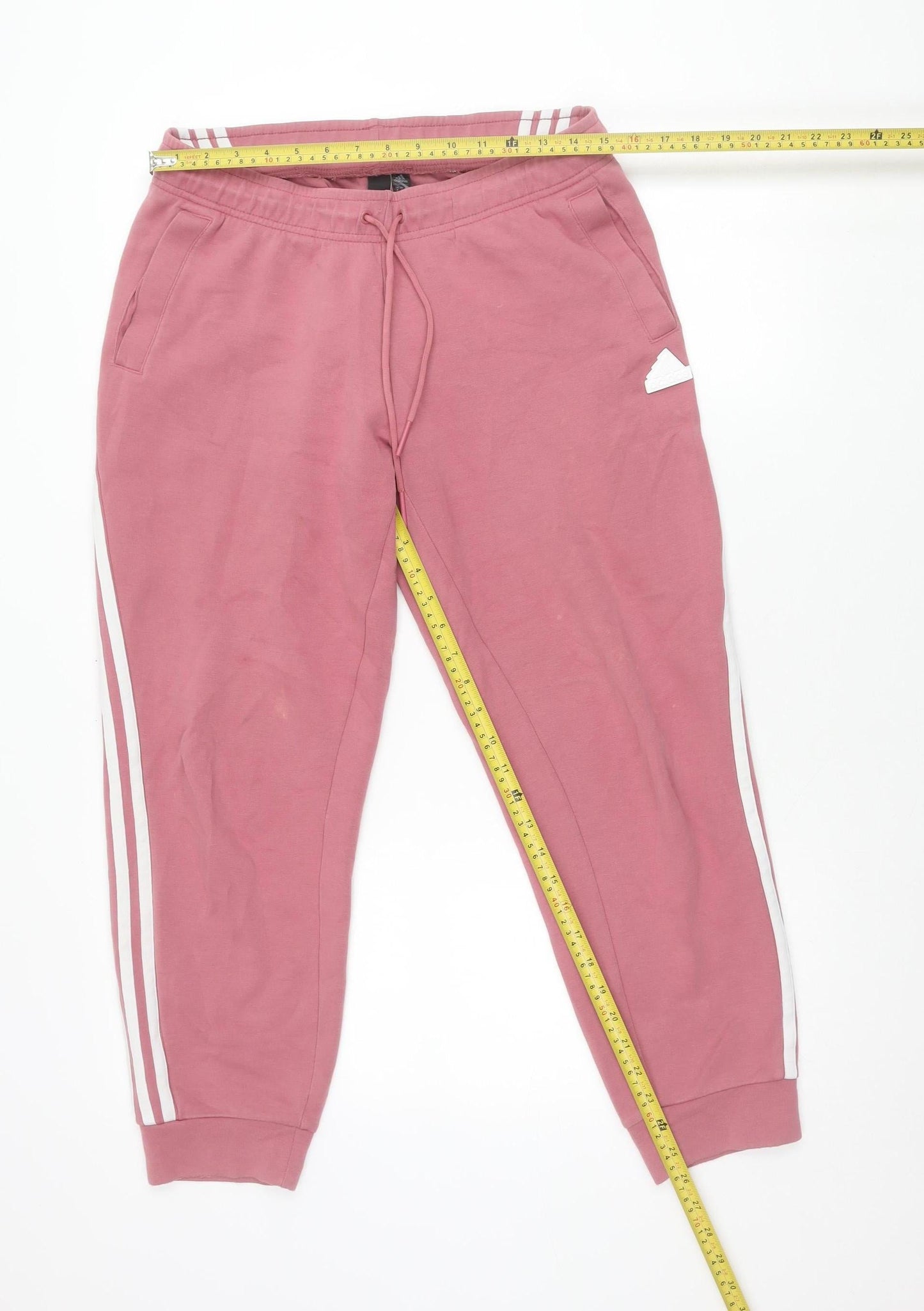 Adidas Women’s Pink Jogger Sweatpants Size 12-14 Cotton Blend