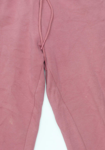Adidas Women’s Pink Jogger Sweatpants Size 12-14 Cotton Blend