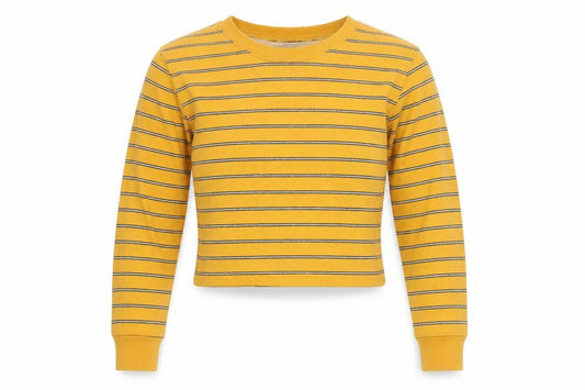 Womens UK Size 8 Pull&Bear Yellow Pullover Jumper