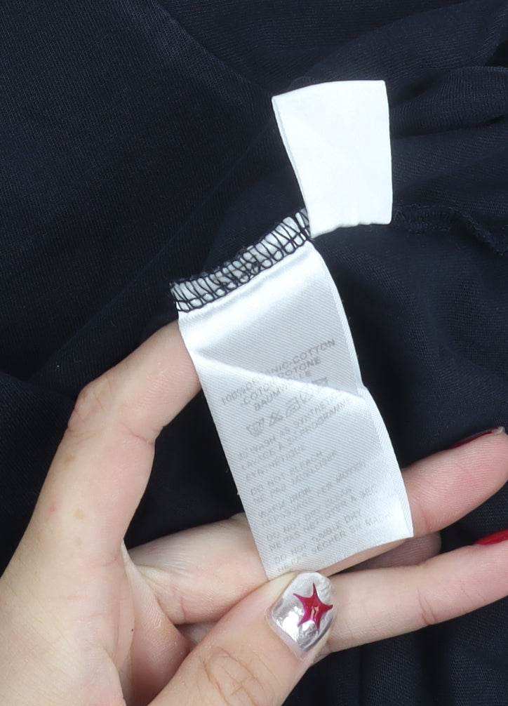 Paul Smith Men’s Black Zebra Graphic Cotton T-Shirt Size S