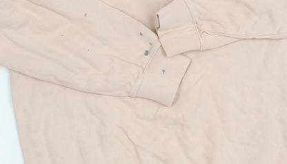 Champion Women’s Pink Small Pullover Sweatshirt Logo Crew Neck