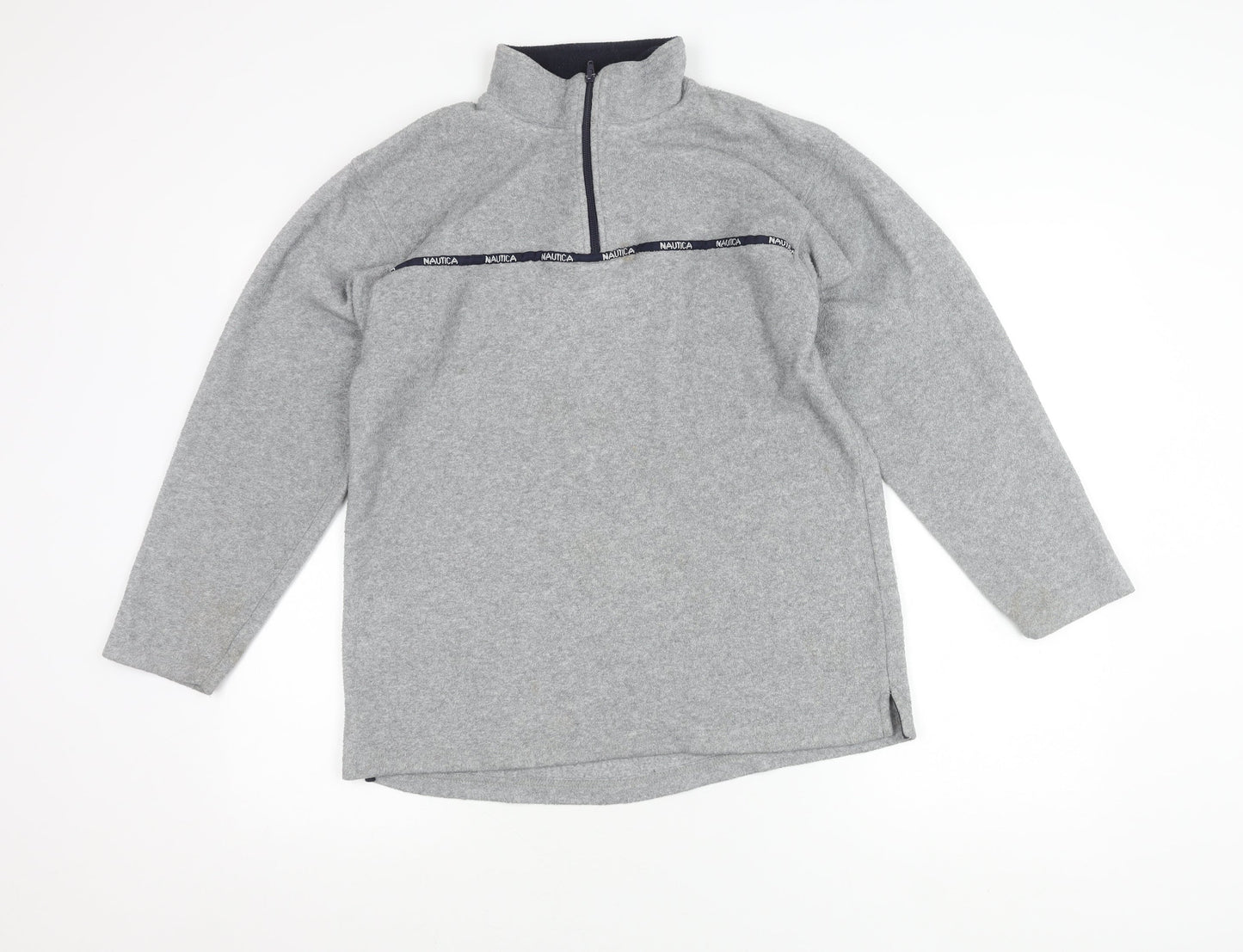 Mens UK Size L Nautica Grey Pullover Sweatshirt