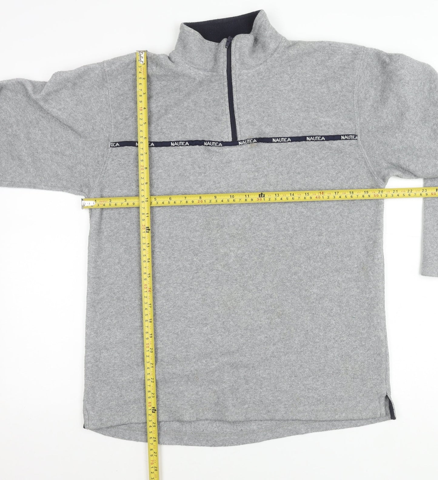 Mens UK Size L Nautica Grey Pullover Sweatshirt