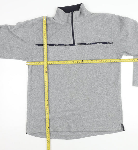 Mens UK Size L Nautica Grey Pullover Sweatshirt