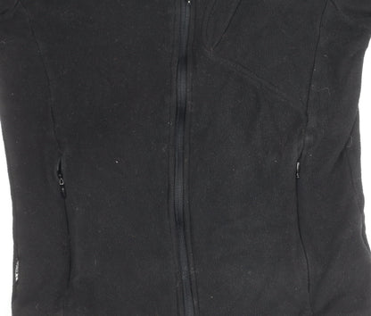 Trespass Boys Black 2XS Fleece Full Zip Outdoor Jacket with Thumb Holes