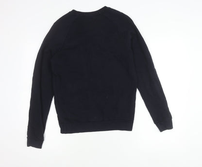 Zara Man Men’s Blue Pullover Sweatshirt M Nautical Graphic Print