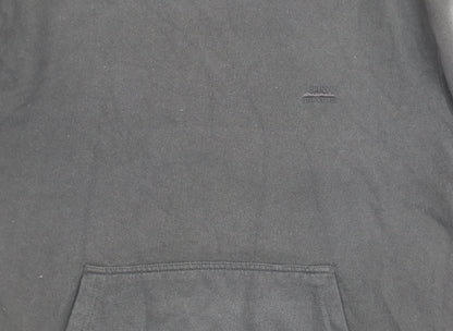 Iron Mountain Men's Black Pullover Hoodie L Fleece Workwear