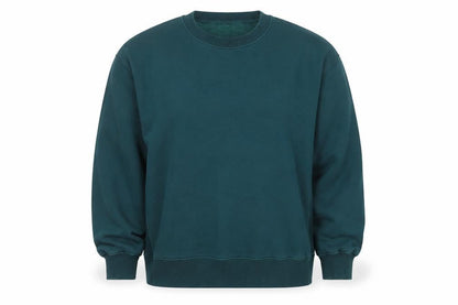 Zara Womens Green L Pullover Sweatshirt Crew Neck Long Sleeve