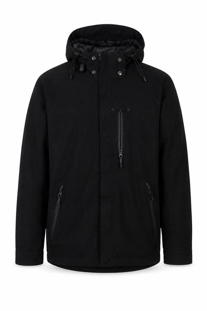 Mens UK Size S F.F.P Black Parka Coat