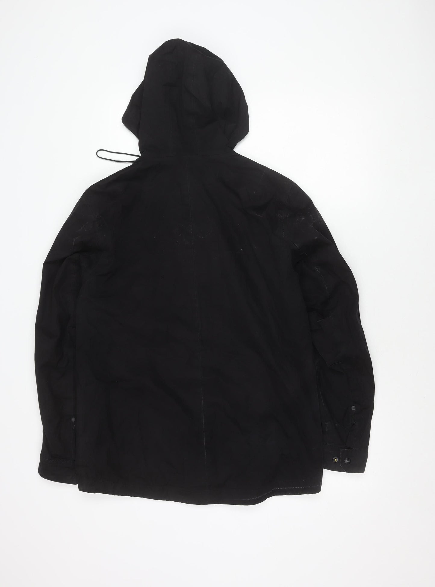 Mens UK Size S F.F.P Black Parka Coat