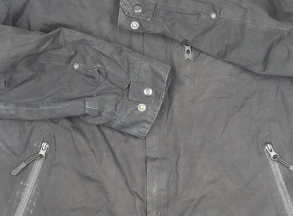 Mens UK Size S F.F.P Black Parka Coat
