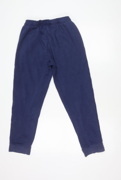 Adidas Men’s Blue Jogger Sweatpants S Regular Fit Fleece