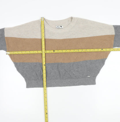 Womens UK Size M Hollister Multicoloured Pullover Jumper