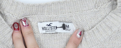 Womens UK Size M Hollister Multicoloured Pullover Jumper