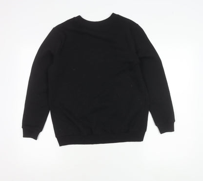Womens UK Size S Disney Black Pullover Sweatshirt