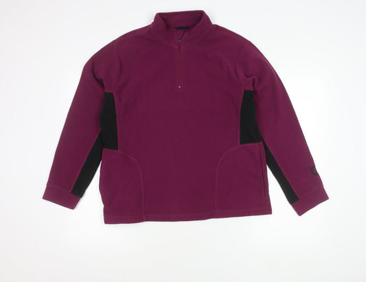 Womens UK Size 18 Movement Session Purple Pullover Sweatshirt