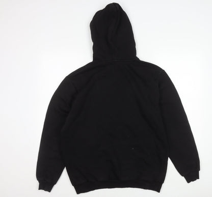 Mens UK Size S BoohooMAN Black Pullover Hoodie