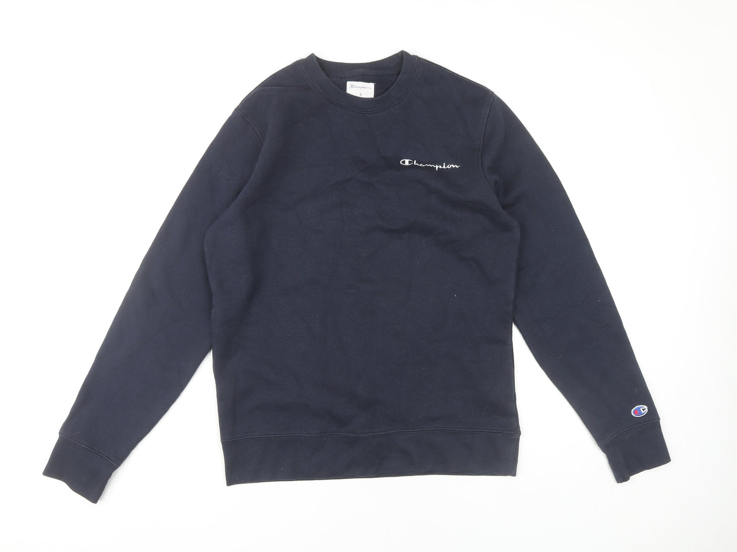 Mens UK Size S Champion Blue Pullover Sweatshirt