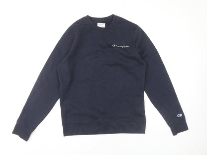 Mens UK Size S Champion Blue Pullover Sweatshirt