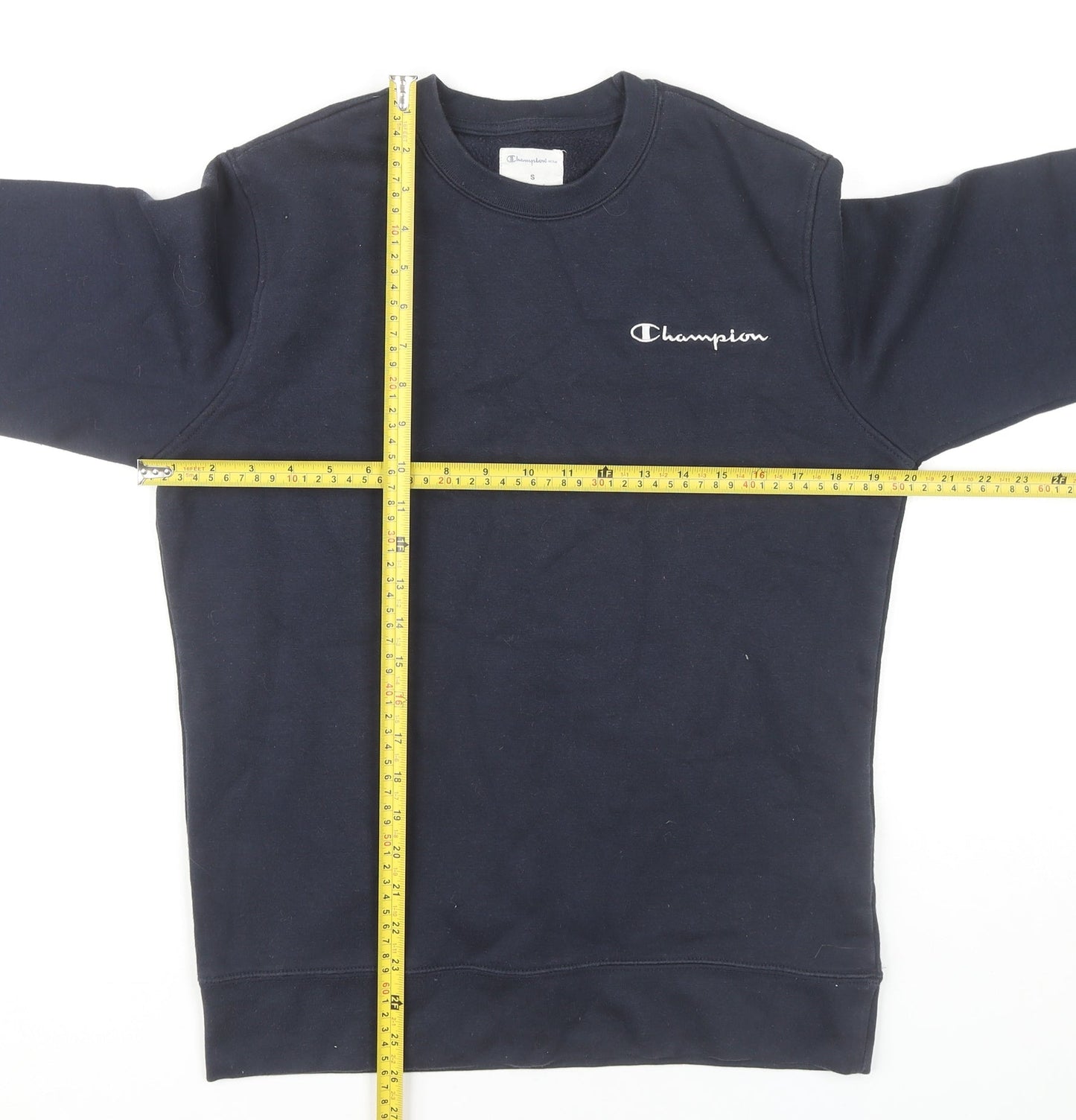 Mens UK Size S Champion Blue Pullover Sweatshirt
