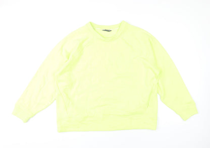 Womens UK Size 18 Marks and Spencer Yellow Pullover Sweatshirt