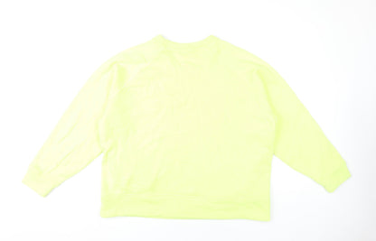 Womens UK Size 18 Marks and Spencer Yellow Pullover Sweatshirt