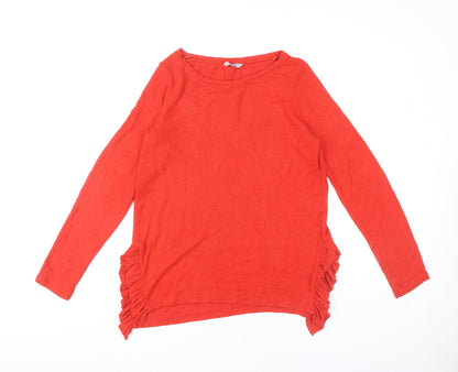 Womens UK Size 12 NEXT Red Pullover Jumper