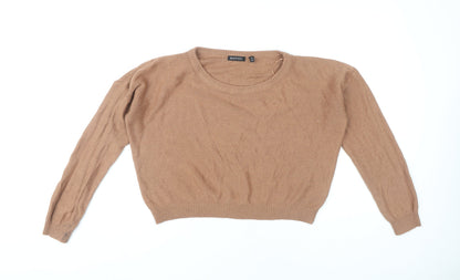 Womens UK Size 14 Brave Soul Brown Pullover Jumper