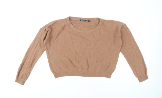 Womens UK Size 14 Brave Soul Brown Pullover Jumper