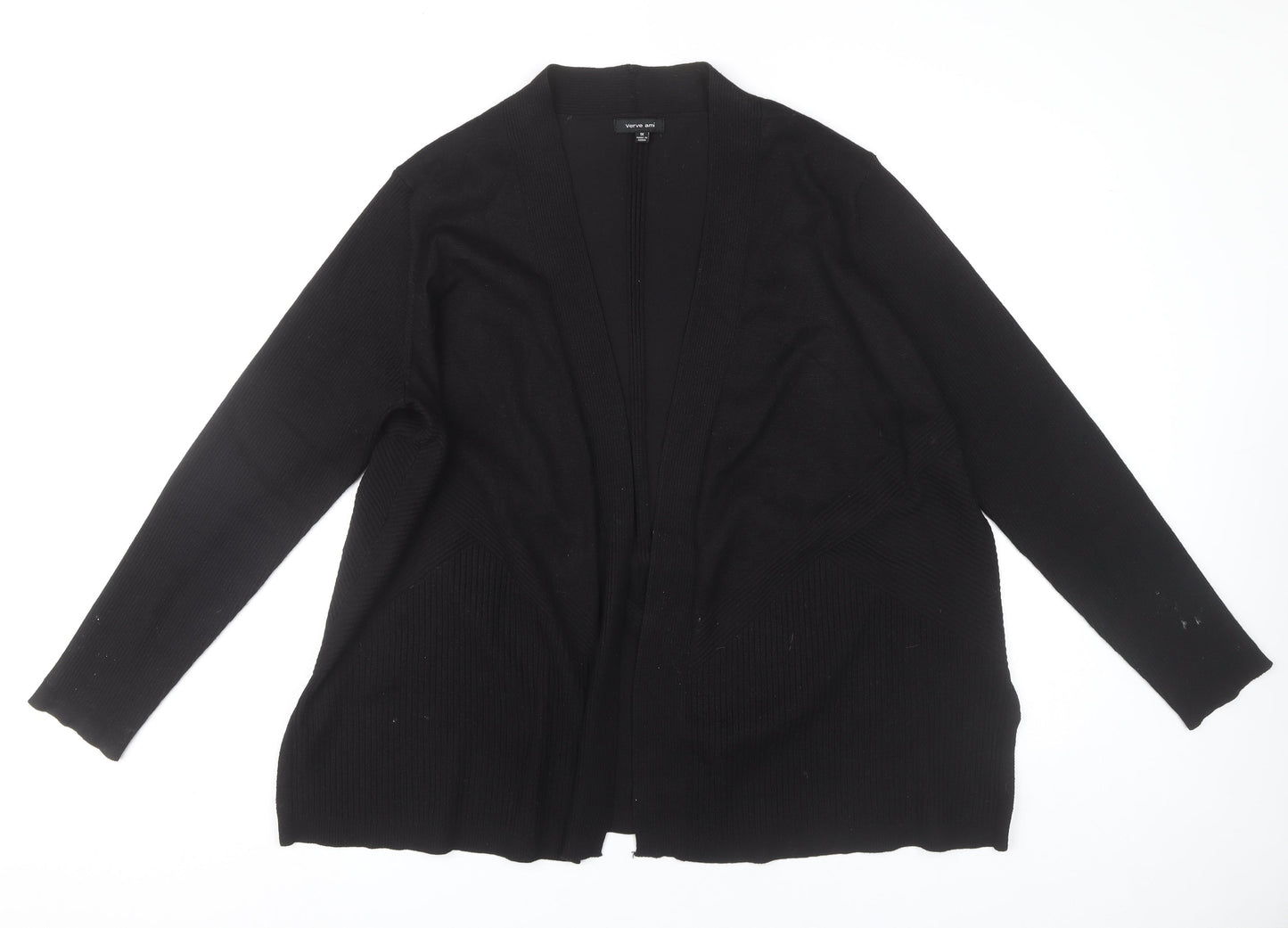 Womens UK Size 18 Verve Ami Black Cardigan Jumper