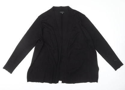 Womens UK Size 18 Verve Ami Black Cardigan Jumper