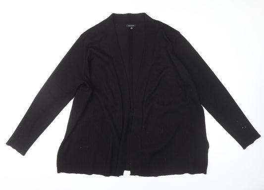 Womens UK Size 18 Verve Ami Black Cardigan Jumper