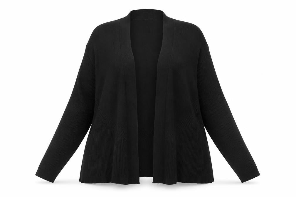 Womens UK Size 18 Verve Ami Black Cardigan Jumper