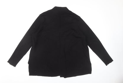 Womens UK Size 18 Verve Ami Black Cardigan Jumper