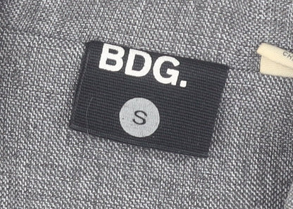 BDG Boys Grey Blazer Jacket Size S Classic Two-Button Notch Lapel