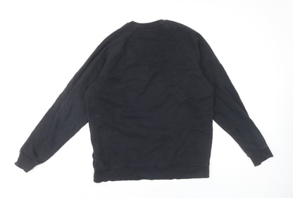 Under Armour Men’s Black M Pullover Crew Neck Sweatshirt Logo