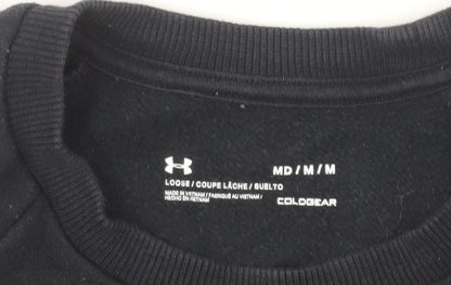 Under Armour Men’s Black M Pullover Crew Neck Sweatshirt Logo