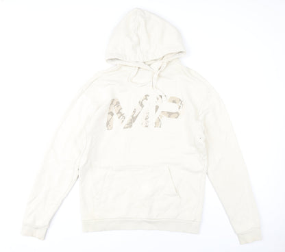 Mens UK Size M MP Beige Pullover Hoodie