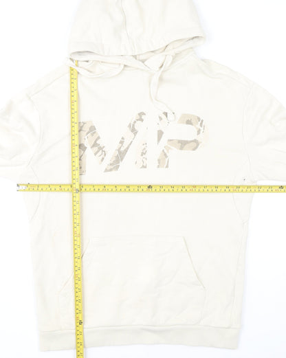 Mens UK Size M MP Beige Pullover Hoodie