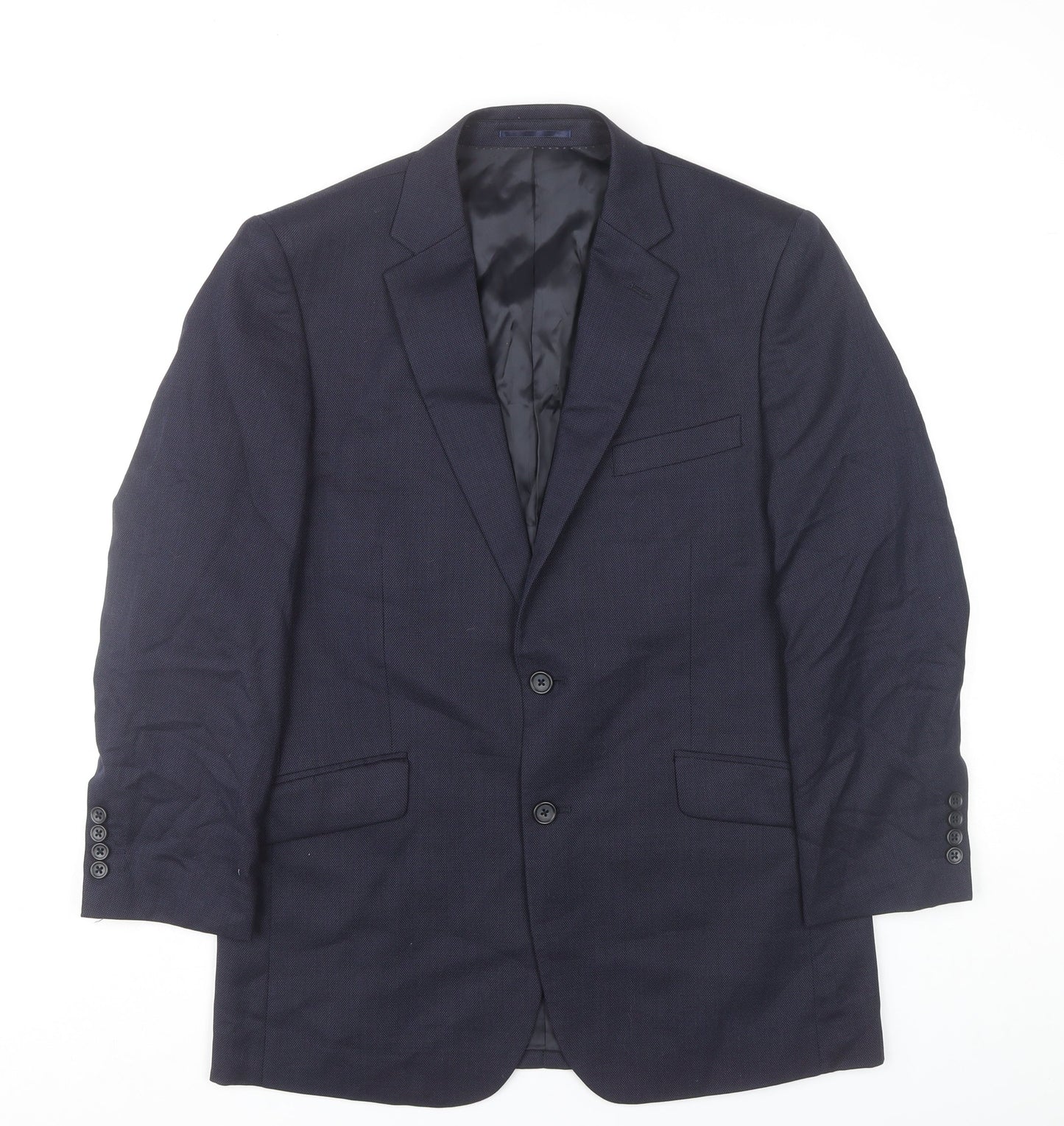Mens UK Size 38 Brook Taverner Regular Blue Suit Jacket