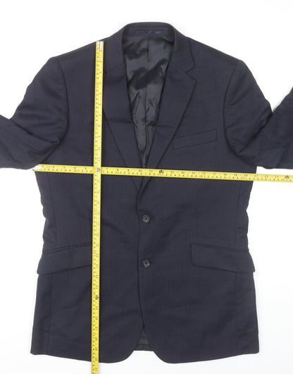 Mens UK Size 38 Brook Taverner Regular Blue Suit Jacket