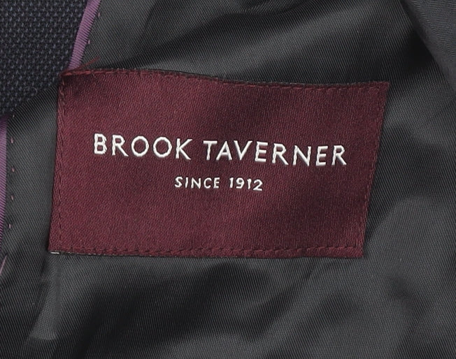 Mens UK Size 38 Brook Taverner Regular Blue Suit Jacket