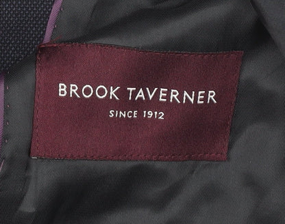Mens UK Size 38 Brook Taverner Regular Blue Suit Jacket
