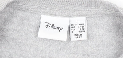 Womens UK Size L Disney Grey Pullover Sweatshirt